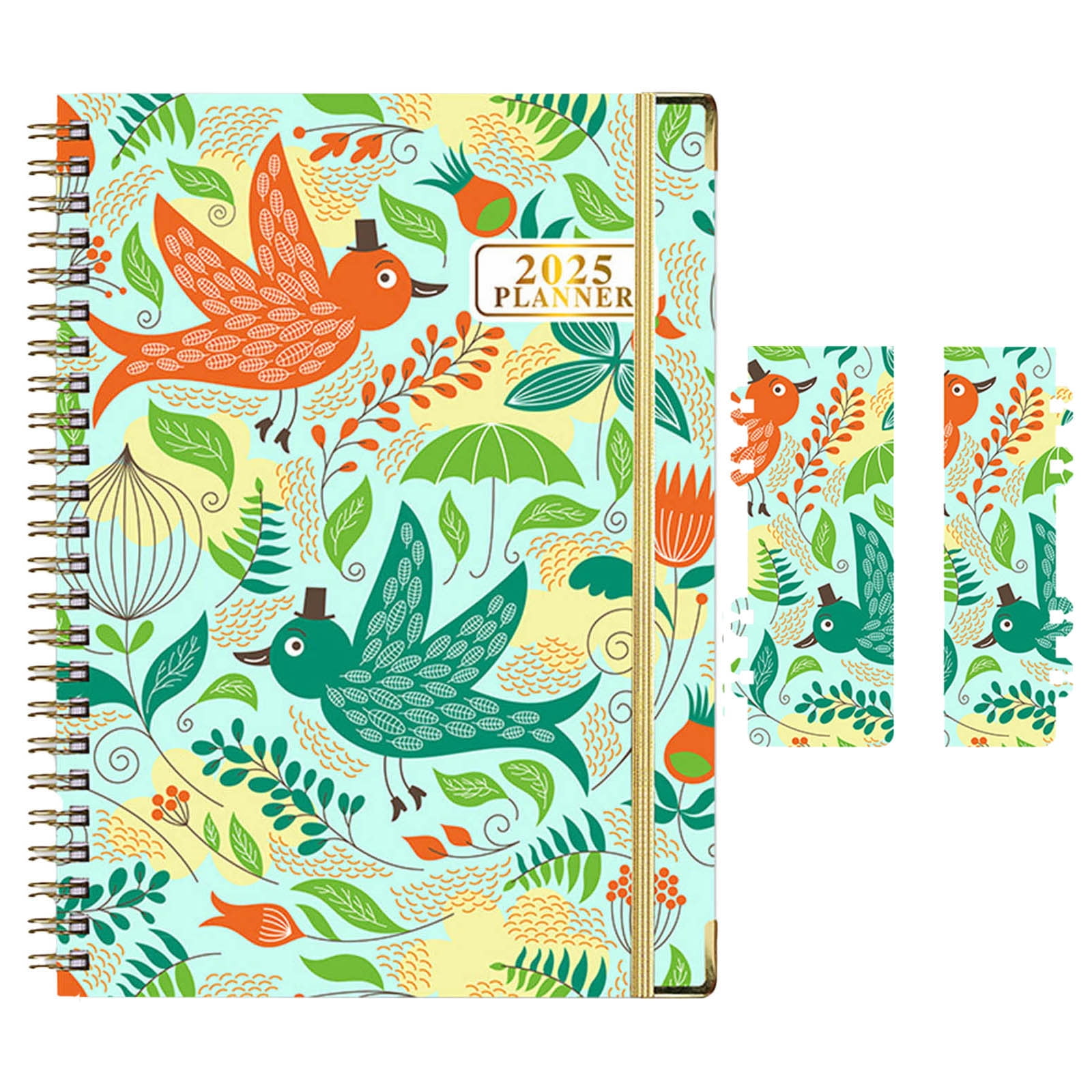 Jileiy 2025 Notebook Notepad A5 Coil Diary 365 Days Work Schedule