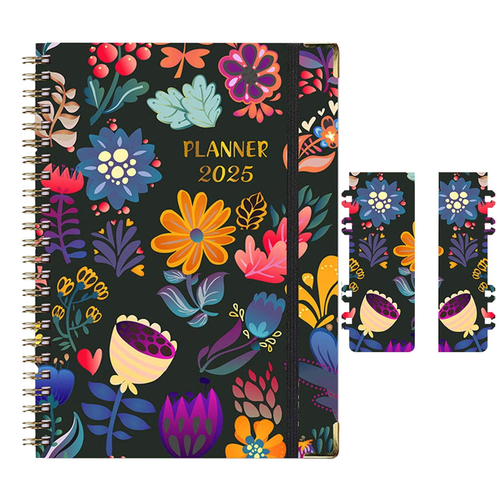 Jileiy 2025 Notebook Notepad A5 Coil Diary 365 Days Work Schedule