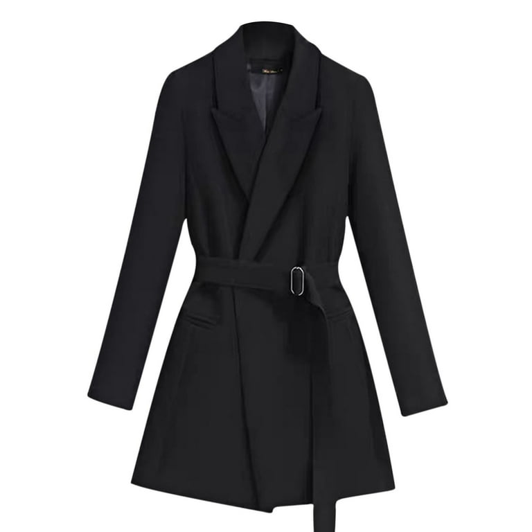 double breasted maxi black dress coat 1820# double breasted maxi black dress coat 1820#