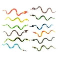 thumbnail image 1 of JilgTeok 1 Packs 12pcs False Snakes Plastic Toys Realistic Trick Toys for Party Courtyard Decoration, 1 of 8