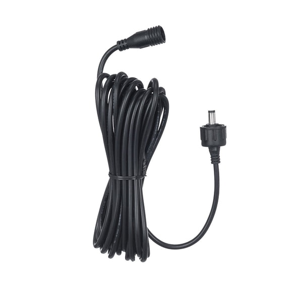 JilgTeok 1 Packs 16Ft LED Solar Street Security Light Power Connection Extension Cable Waterproof Extension Cord for Solar Outdoor String Strip Lights Garden lamp