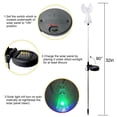 thumbnail image 1 of JilgTeok 1 Packs 1pcs Outdoor Solar Powered Angel Light Multi-color LED Decorative Light Garden Stake Waterproof for Lawn Yard Patio Cemetery Grave Decorations, 1 of 9