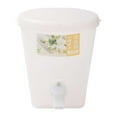 thumbnail image 1 of JilgTeok 1 Packs 3.5L Large Capacity Plastic Beverage Dispenser with Faucet Ice Lemonade Juice Container with Lid Fruit Teapot Milk Bucket Drink Containers for Home Party Bar Wedding, 1 of 8