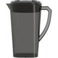 thumbnail image 1 of JilgTeok 1 Packs 3L Transparent Plastic Water Pitcher with Lid for Cold Drinks Iced Tea Pitcher Lemonade Iced Tea Milk Beverages Dispenser Container, 1 of 6