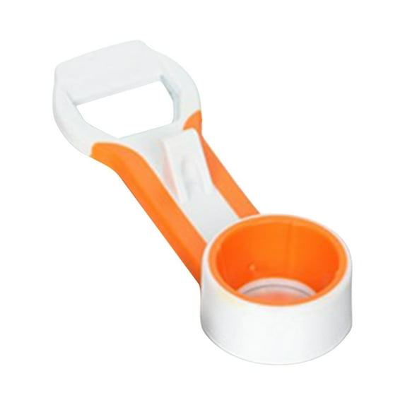 JilgTeok 1 Packs 4-in-1 Grip Bottle Opener for Twist Off Caps Bottles Cans and Jars Easy Open Non Slip Kitchen Tool 13cm Compact Design Hand Wash Only