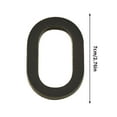 thumbnail image 1 of JilgTeok 1 Packs 7CM Acrylic Black Self-adhesive Number Plates Outside Address Numbers for Stylish Decor House Office Hotel Room Apartment, 1 of 4
