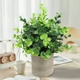 thumbnail image 1 of JilgTeok 1 Packs Artificial Decorative Plant Simulation Greenery Potted for Home Office Hotel Lobby Farmhouse Decoration Faux Plants, 1 of 1