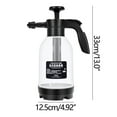 thumbnail image 1 of JilgTeok 1 Packs Car Foam Sprayer Bottle Home Hand-held Car Wash Spray Kettle Manual Watering Can Garden Art Sprayer for Car Home Cleaning 2L, 1 of 2