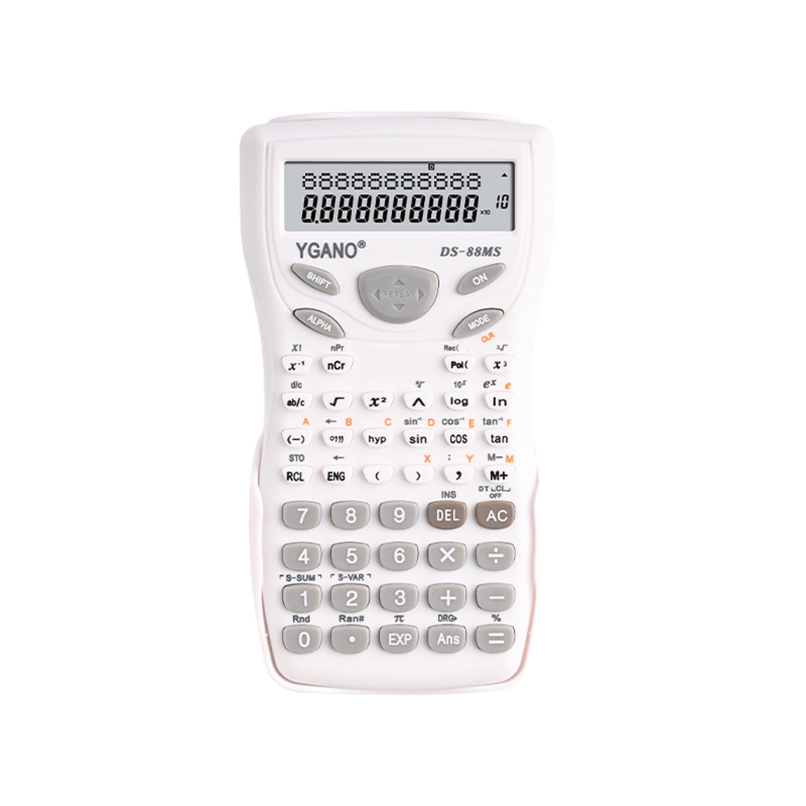 JilgTeok 1 Packs Colorful 12-Digit Scientific Calculator with Large LCD Display, Multifunctional Exam Tool for School & Office, Battery Powered, Portable & Sliding Cover Design