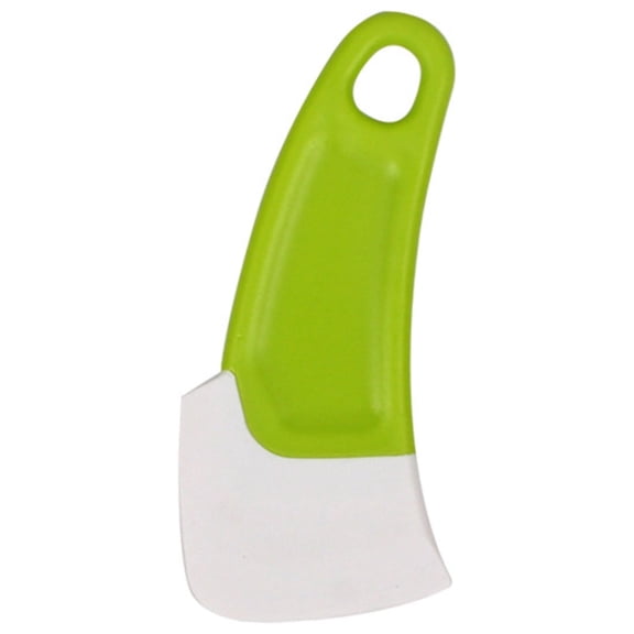 JilgTeok 1 Packs Household Pan Scraper Tool Flexible Heat Resistant Plastic Spatula for Cleaning Pots Pans Dishes Cookware Grease Resistant Eco Friendly with Hook