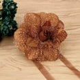 thumbnail image 1 of JilgTeok 1 Packs Peony Flower Curtain Clip-on Tie Backs Holdback Flower Curtain Tieback for Drapes Home Living Room Bedroom Floral Decor, 1 of 4