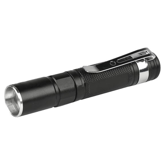 JilgTeok 1 Packs Portable Mini LED Flashlight Penlight Torch Light for Camping Hiking Emergency with Clip Uses 1 AAA Battery Aluminum Alloy Ultra Bright White Light