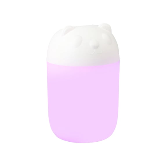 JilgTeok 1 Packs Portable Small Night Light Humidifier USB Personal Desktop Mini Humidifier for Household Large Mist Volume Silent for Car Office Bedroom