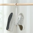 thumbnail image 1 of JilgTeok 1 Packs Shoe Drying Rack Windproof Multifunctional Rotating Shoe Drying Rack Clothes Hanger for Apartments Dormitories Home, 1 of 6