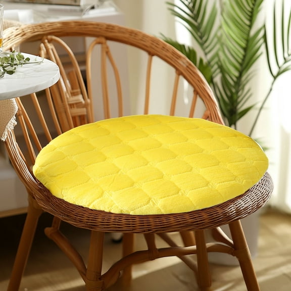JilgTeok 1 Packs Soft Round Chair Cushions for Kitchen Dining Stool Floor Seating Plush Tatami Seat Pads Fun Fart Cushion