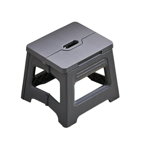 JilgTeok 1 Packs Space Saving Small Stool Folding Stool Anti-Slip Plastic Shower Foot Stool for Home Office Outdoor Camping Hiking Lightweight
