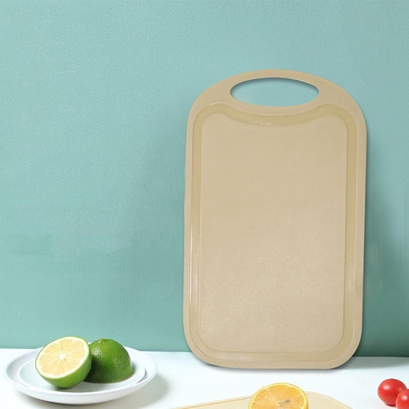 JilgTeok 1 Packs Straw Fiber Cutting Board Eco Friendly Kitchen Hanging Storage Fruit Vegetable Chopping Mat Dishwasher Safe Space Saving for Small Kitchens