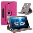 thumbnail image 1 of JilgTeok 1 Packs Universal 7 Inch Leather Case Fits for Android Tablet Multi Angle Stand Cover with Magnetic Closure, Lightweight Protective Sleeve for 7" Tablets (203x135x15mm), 1 of 7