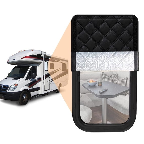 JilgTeok 1 Packs Window Shade Heat and UV Protection Light Blocking for RV Foldable Blinds Travel Trailer Camping Side Blinds Summer Car Sunshade