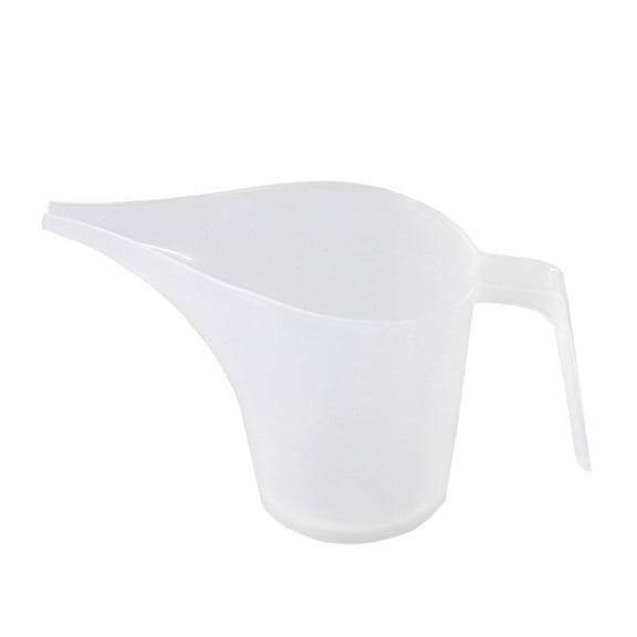 JilgTeok 2 Packs 250ml Plastic Measuring Cup with Spout for Baking Cooking Kitchen Tools Graduated Transparent Jug Scale for Liquid Dry Ingredients