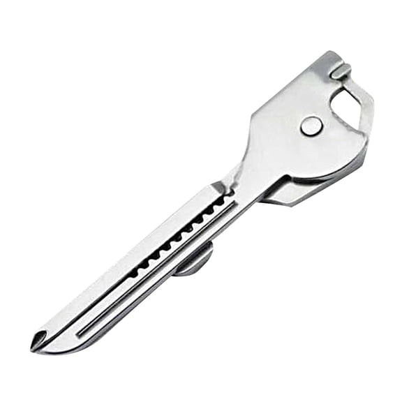 JilgTeok 2 Packs 6 in 1 Multifunction Practical Key Tool Bottle Opener Screwdriver Key Tool Reliable Electronic Component for Outdoor Camping Hiking