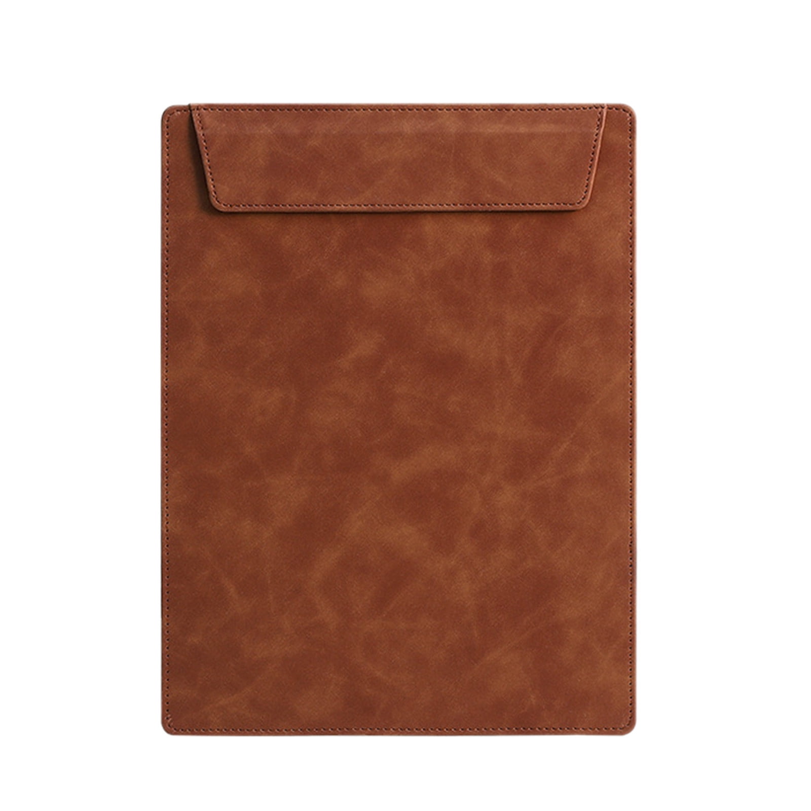 JilgTeok 2 Packs A4 Leather-Like Magnetic Clipboard Pad with Writing and Folder Clamp Document Organizer Writing Pad Business Card Holder for School Office Home