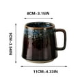 thumbnail image 1 of JilgTeok 2 Packs Advanced Ceramic Cup Japanese Retro Style Mug Home Coffee Mugs for Home Drinking Tea Cocoa Milk, 1 of 5