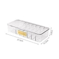 thumbnail image 1 of JilgTeok 2 Packs Data Cable Storage Box Desktop Multifunctional Earphone Mobile Phone Charger Charging Cable Drawer Storage Artifact Organizer Box Home Office Supplies Desk Accessories Storage Case, 1 of 3