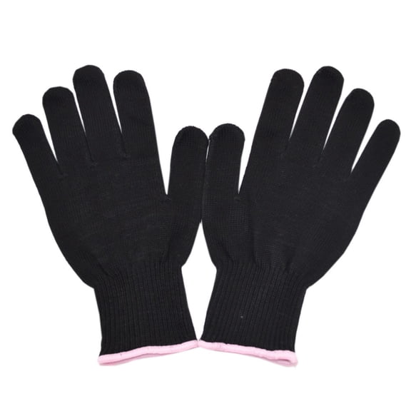 JilgTeok 2 Packs Heat Resistant Gloves for Hair Styling Insulated Protection Against Burns from Curlers & Straighteners Non Slip Salon Gloves for Hairdressers
