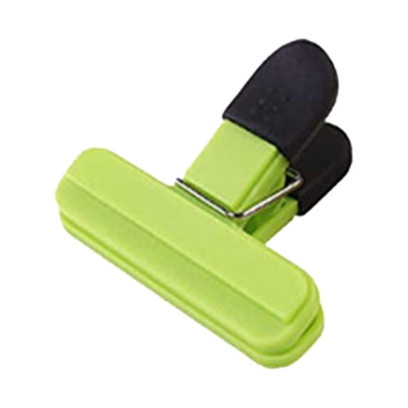 JilgTeok 2 Packs Heavy Duty Food Bag Clips for Coffee Snacks Chips Bread Sealers with Non Slip Grip Assorted Colors Kitchen Storage Clips