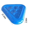 thumbnail image 1 of JilgTeok 2 Packs Inflatable Pool Drink Float with 6 Holes for Drinks and Snacks, Floating Tray for Hot Tub, Beach & Pool Parties, Lightweight PVC Accessory for Spa and Swimming Pools, 1 of 8