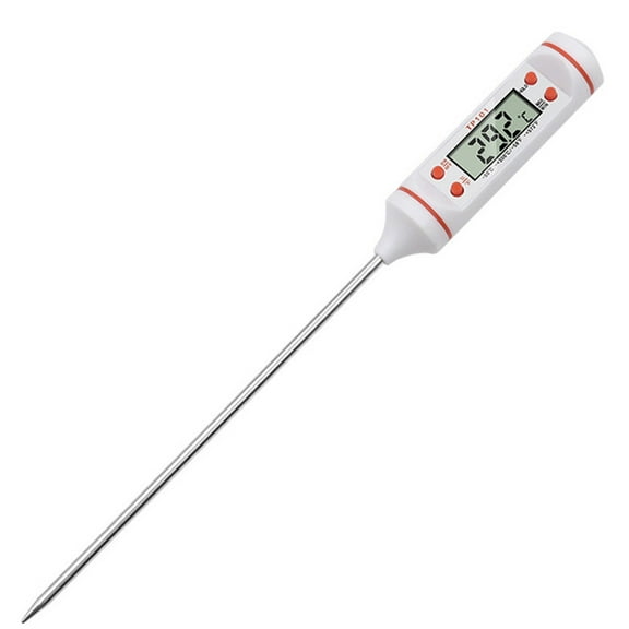 JilgTeok 2 Packs Instant Read Meat Thermometer Digital Food Thermometer for Cooking BBQ Grill Kitchen with Probe Fast Accurate Temperature Measurement for Meat Steak Milk Bottles