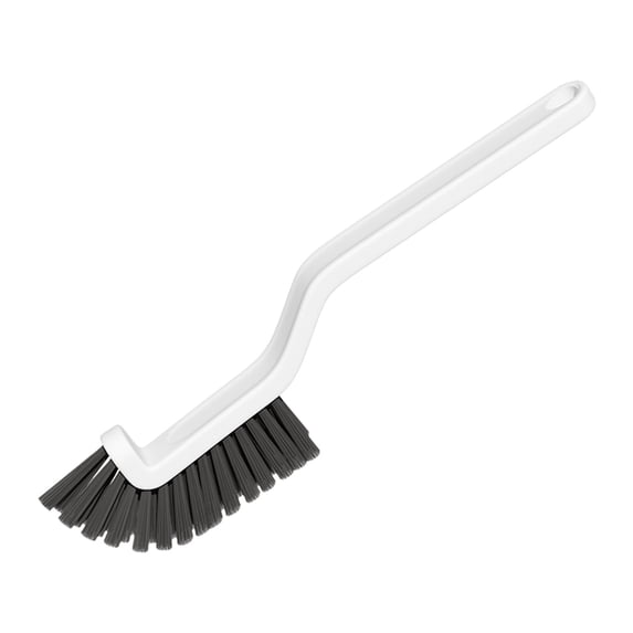 JilgTeok 3 Packs Bathroom Cleaning Brush with Plastic Handle Stiff Bristles for Toilet Sink Tub Floor Kitchen Tiles Corners Hard to Reach Areas 11.42 Inch