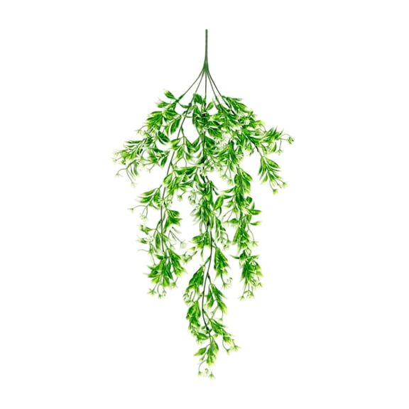 JilgTeok 3 Packs Fake Hanging Plants Simulation Rattan Tea Tangerine Flower Faux Greenerys Wall Hanging Rattan Indoor and Outdoor Garden Wedding Party Hanging Decoration