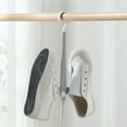thumbnail image 1 of JilgTeok 3 Packs Shoe Drying Rack Windproof Multifunctional Rotating Shoe Drying Rack Clothes Hanger for Apartments Dormitories Home, 1 of 6