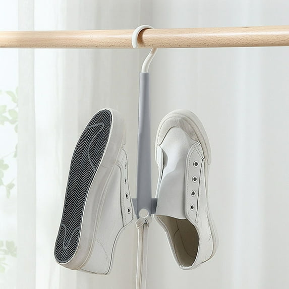 JilgTeok 3 Packs Shoe Drying Rack Windproof Multifunctional Rotating Shoe Drying Rack Clothes Hanger for Apartments Dormitories Home