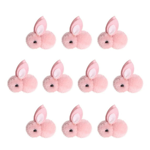 JilgTeok 4 Packs 10pcs Mini Bunny Stuffed Animals Soft Plush Toys for Kids Easter Basket Stuffers Party Favors Classroom Prizes Gifts