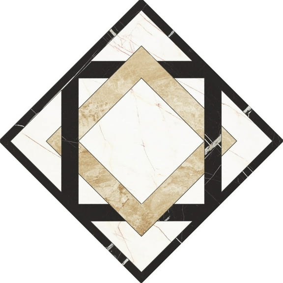 JilgTeok 4 Packs 10pcs Self-Adhesive Ceramic Tile Stickers 10x10cm PVC Floor & Wall Decals Waterproof Peel and Stick Tiles for Kitchen, Bathroom, Living Room, Non-Slip Home Decor Art Stickers