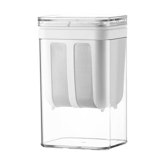 JilgTeok 4 Packs 304 Stainless Steel Yogurt Cheese Strainer Filter with Transparent Lid for Labneh Greek Yogurt Whey Separation Durable Food Safe Mesh Screen