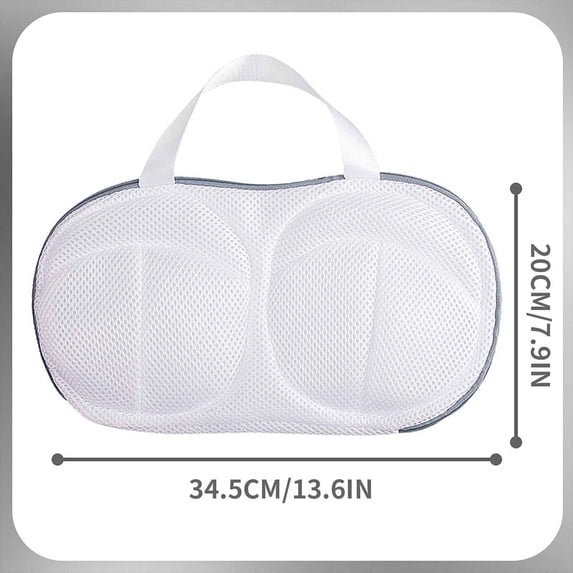 JilgTeok 4 Packs Bra Laundry Bag for Washing Machine, Anti Deformation Underwear Wash Bag with Hanging Strap, Delicates Lingerie Protector for Bras Panties Stockings Scarf Gloves