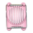 thumbnail image 1 of JilgTeok 4 Packs Egg Slicer for Hard Boiled Eggs Kitchen Tool with Stainless Steel Wire Cutter for Fruits Mushrooms Strawberries Kiwi Fast Easy Cutting, 1 of 5