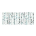 thumbnail image 1 of JilgTeok 4 Packs Floral Window Valance Curtain Colorful Flowers Leaves Design for Bathroom Kitchen Cafe Thermal Insulating Tiered Curtains Polyester Home Decor 52x18 Inches, 1 of 7