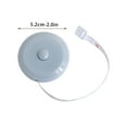 thumbnail image 1 of JilgTeok 4 Packs Portable Mini Tape Measure for Body Measurements - Waist Chest Legs Ruler Soft Retractable Sewing Tailor Cloth Student Meter Stick Small Convenient, 1 of 3