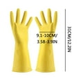 thumbnail image 1 of JilgTeok 4 Packs Rubber Kitchen Dishwashing Gloves Thickened Cleaning Gloves Non-Slip for Household Kitchen Bathroom Housework Cleaning, 1 of 7