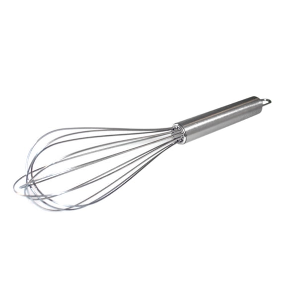 JilgTeok 4 Packs Stainless Steel Hand Whisk Egg Beater Hand Mixer Egg Scrambler Kitchen Cooking Tool for Making Cream Eggs 10in