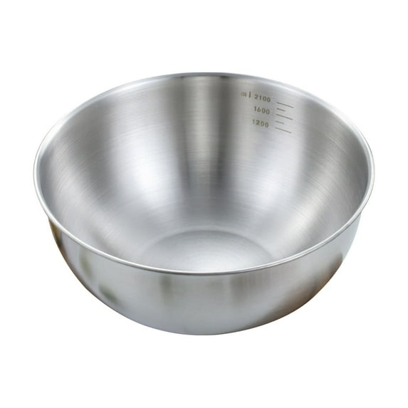 JilgTeok 4 Packs Stainless Steel Mixing Bowls Heavy Duty Metal Bowls for Kitchen Cooking Baking Mixing Serving Salad Marinating Dish Washing Camping BBQ Picnic