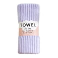 thumbnail image 1 of JilgTeok 4 Packs Velvet Plush Striped Towels Soft Absorbent Striped Face and Bath Towel for Sensitive Skin Quick Drying Hair Body Hand Towels, 1 of 5