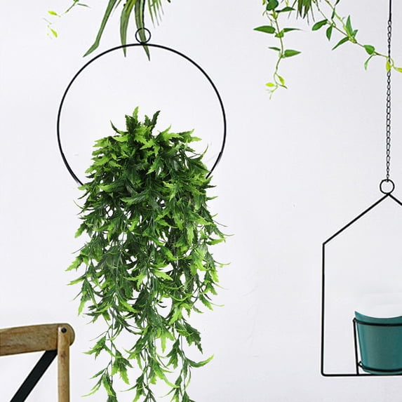 JilgTeok 4 Packs Wall Mounted Fake Vines Simulated Rattan Hanging Plant for Wedding Home Balcony Corridor Hanging Decoration Scene Layout Indoor and Outdoor Decoration