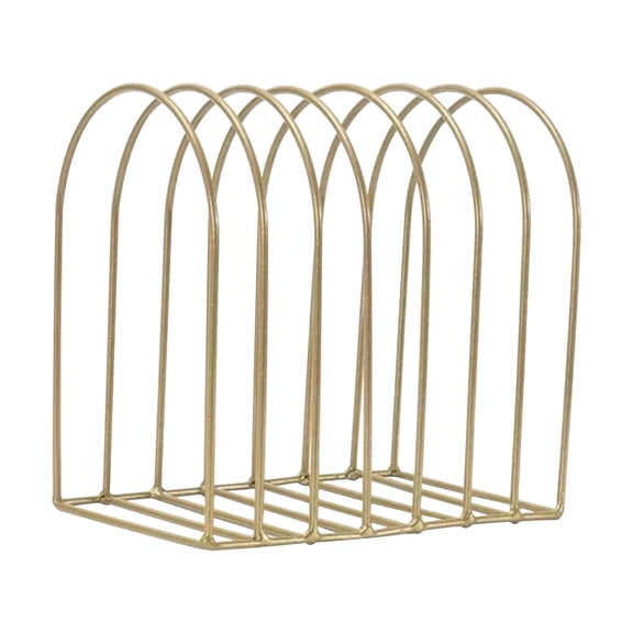 JilgTeok 4 Packs Wire Magazine Holder for Desk File Organizer, Rustproof Metal Shelf for Office, Home, School Stylish Storage for Newspapers, Folders, Mail