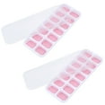 thumbnail image 1 of JilgTeok 5 Packs Ice Cubes Tray with Lid for Freezer 14 Cubes Flexibly Stackable Easy-Release Durable Summer Essentials for Drinking, 1 of 3